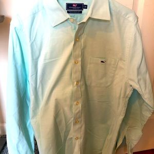 Mint Green Vineyard Vines Button Down